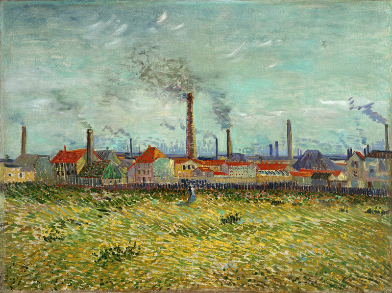 Fabriken in Asnières - Vincent van Gogh