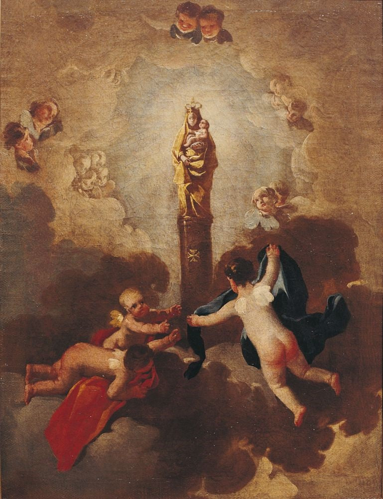 Reproduction du tableau « Vierge du Pilier - Francisco de Goya » par Alpha Reproduction en peinture à l’huile