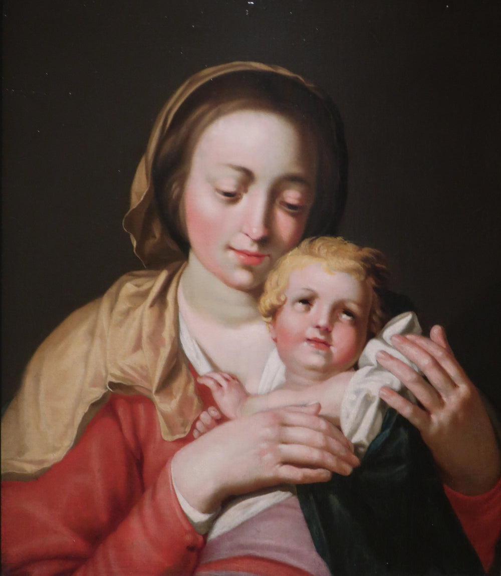 Vierge et Enfant - Abraham Bloemaert image 1 reproduction artisanale de tableau