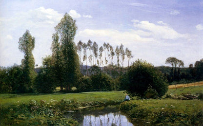Ansicht von Rouelles – Claude Monet (um 1858–1859)