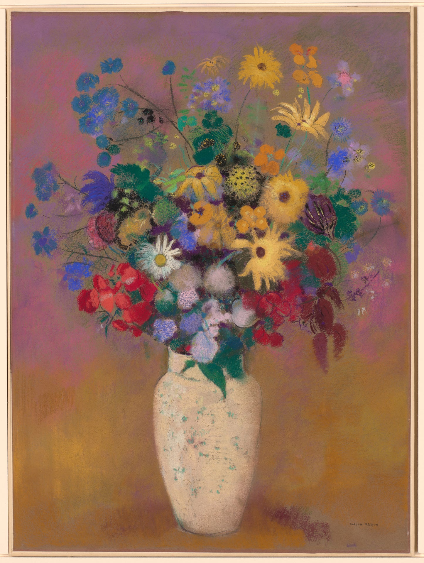 🌺 Blumenvasen – Odilon Redon