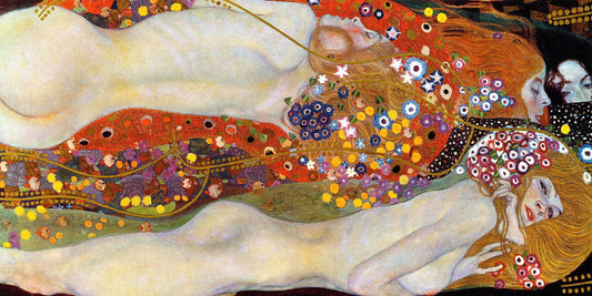 🐍✨ Wasserschlangen – Gustav Klimt (ca. 1904–1907)