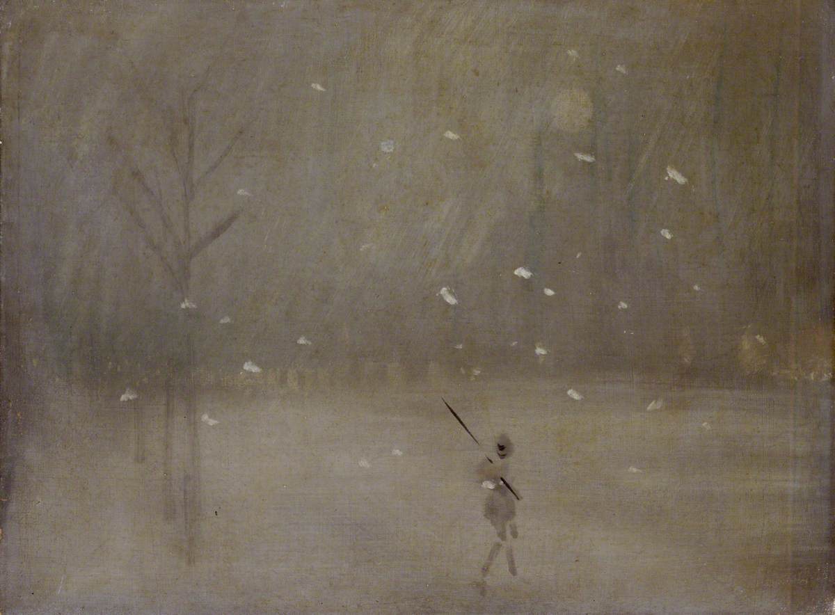 Reproduction du tableau « Tempête de neige : Nocturne - James Abbott McNeill Whistler » par Alpha Reproduction en peinture à l’huile