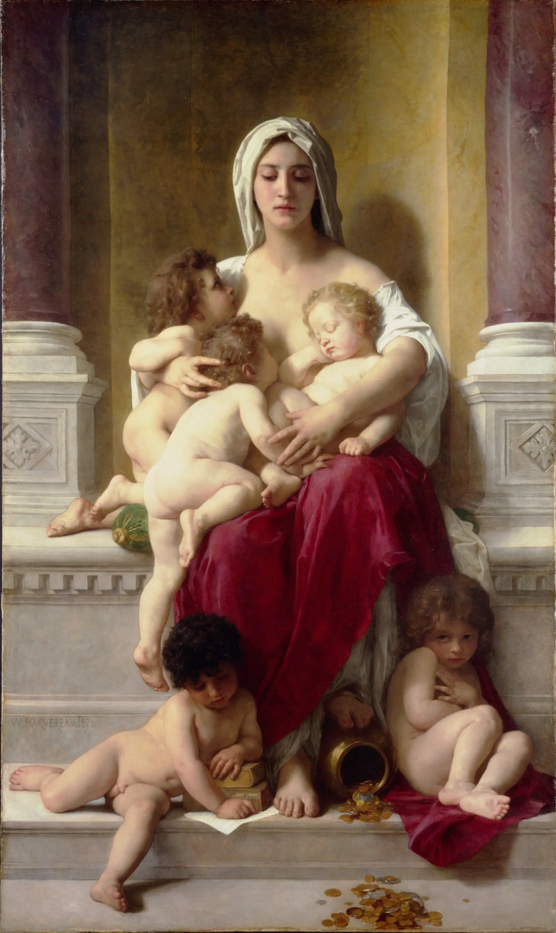 Die Wohltätigkeit - Bouguereau