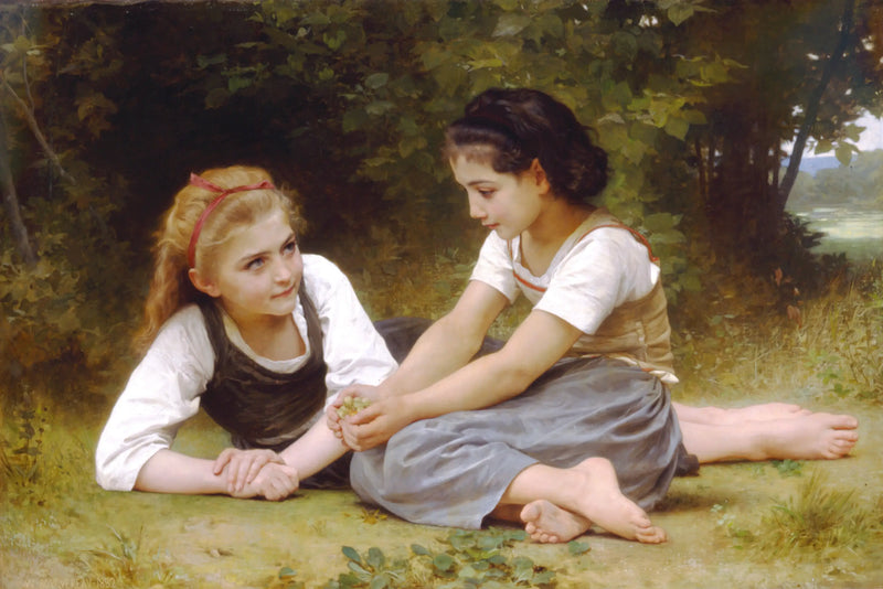 Die Haselnüsse - Bouguereau