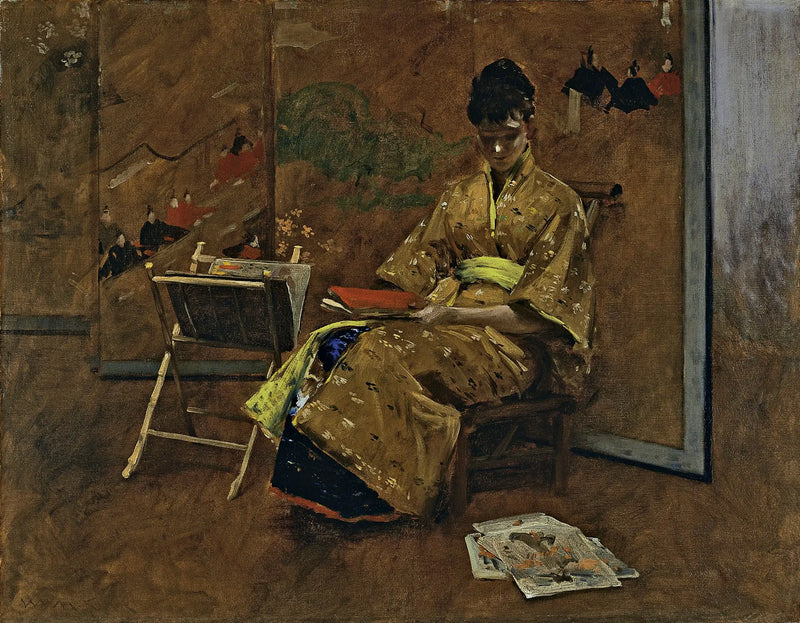 Das Kimono - William Merritt Chase