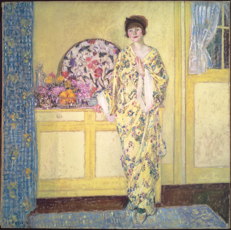 Das Gelbe Zimmer - Frederick Carl Frieseke