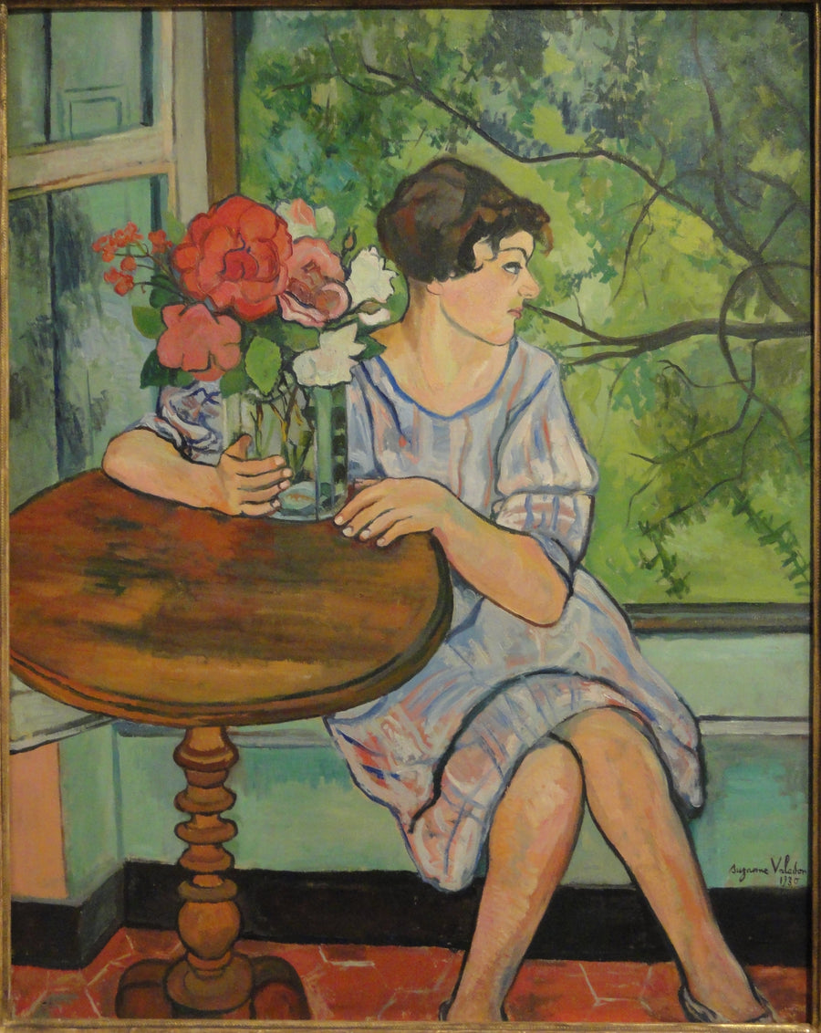 Young Girl in Front of a Window - Suzanne Valadon