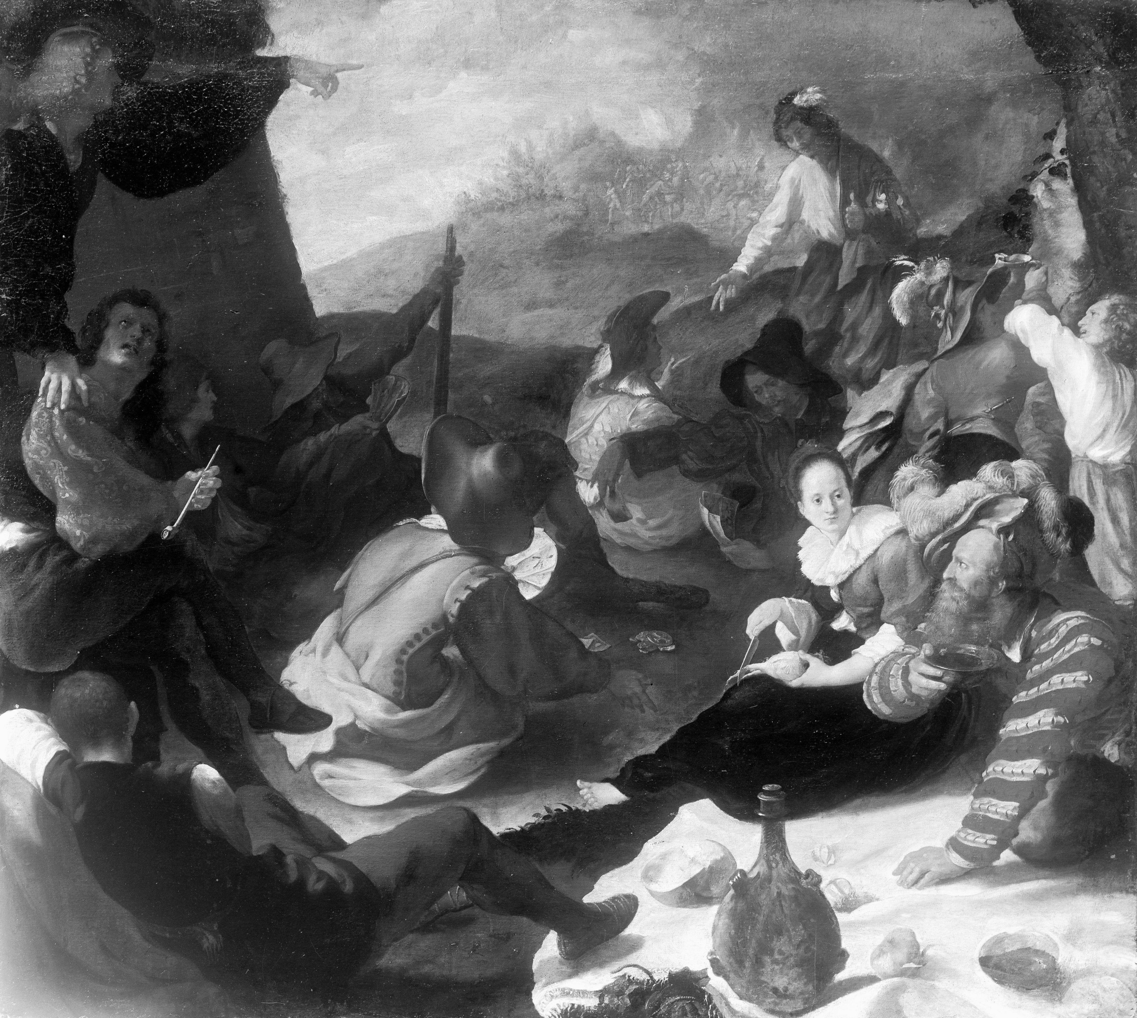 Le reste d'une bande de voleurs - Johann Liss