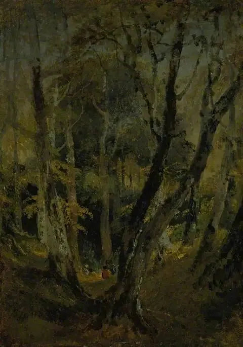 Eine Buche mit Zigeunern in der Ferne - J. M. W. Turner