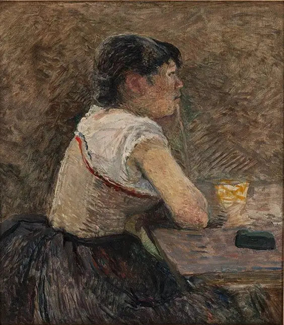In Grenelle, Absinthtrinkerin - Henri de Toulouse-Lautrec