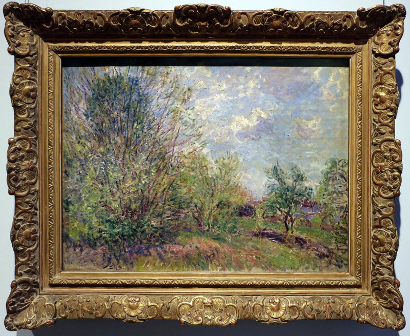 Am Waldrand / Landschaft. Frühling - Alfred Sisley