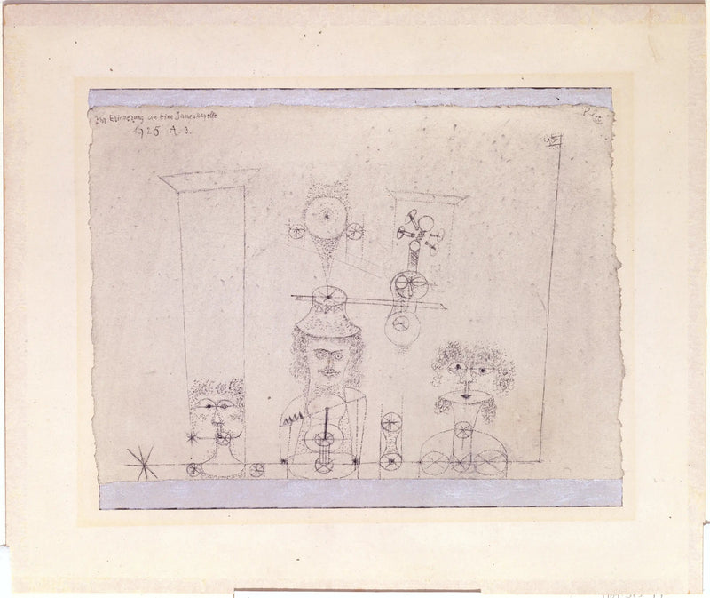 In Erinnerung an eine vollständig weibliche Gruppe - Paul Klee