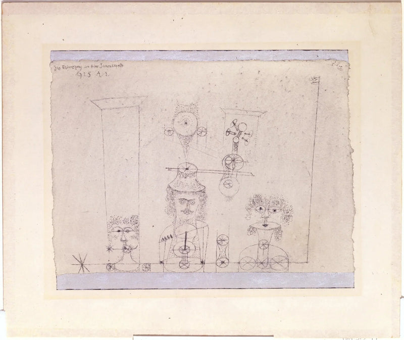 In Erinnerung an eine vollständig weibliche Gruppe - Paul Klee