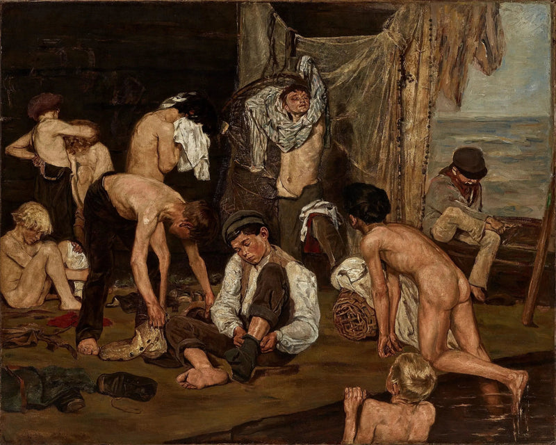 Am Schwimmbad - Max Liebermann
