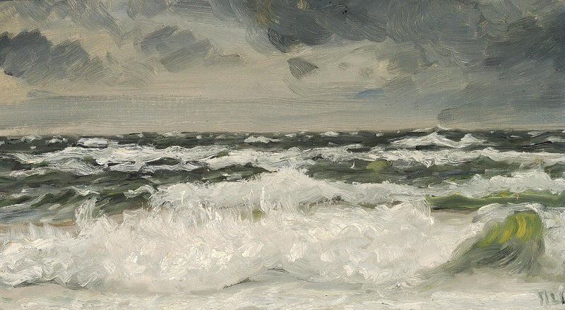 Am Strand von Skagen. -Michael Peter Ancher