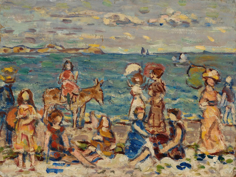 Am Strand - Maurice Prendergast