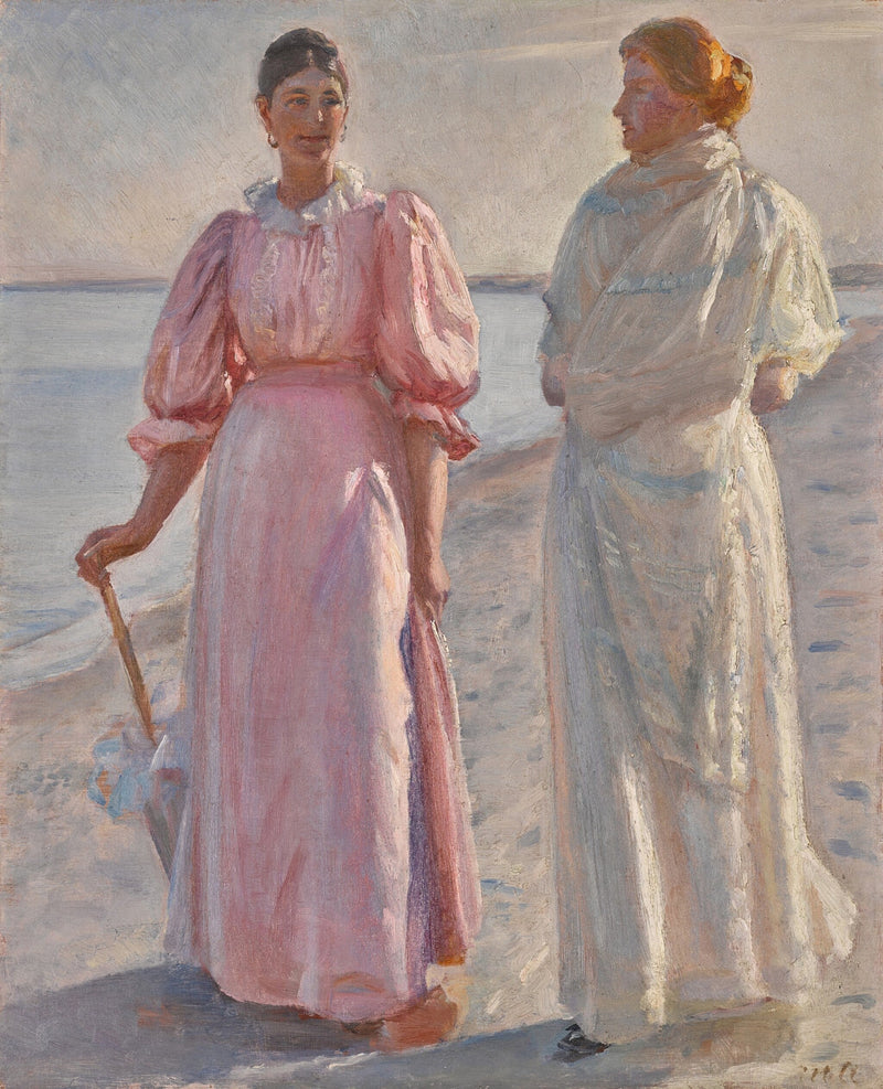 Am Strand, Skagen. -Michael Peter Ancher