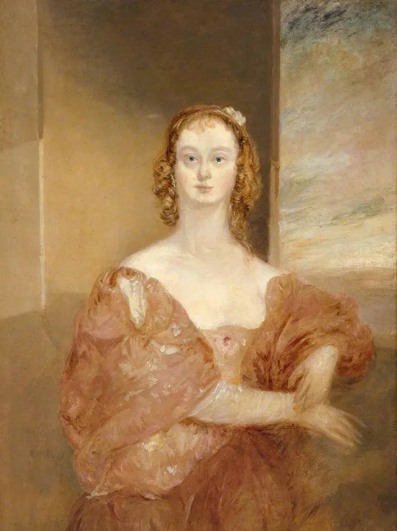 Eine Dame in einem Van Dyck Kostüm - J. M. W. Turner
