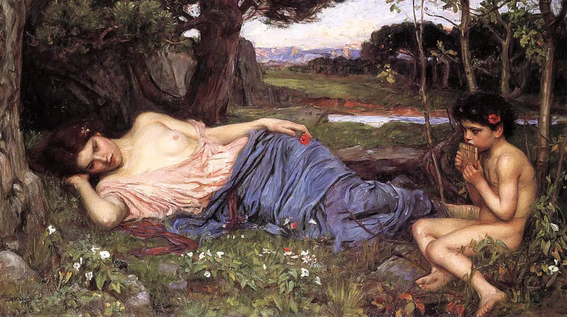 Lausche meinen süßen Flöten - John William Waterhouse