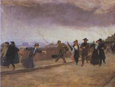 À Montmartre - Jean Béraud - Alpha Reproduction