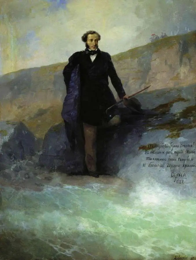 A. S. Pouchkine am Ufer des Schwarzen Meeres - Ivan Aïvazovski