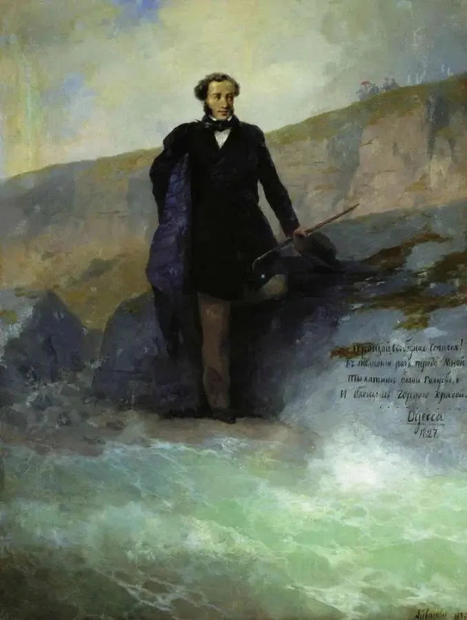 A. S. Pouchkine am Ufer des Schwarzen Meeres - Ivan Aïvazovski