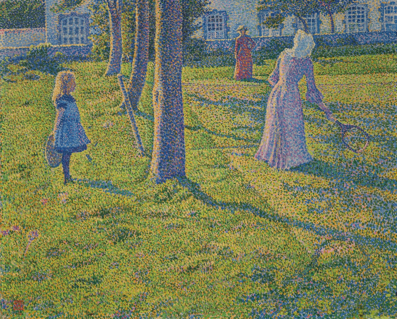 In Thuin oder das Tennisspiel - Théo van Rysselberghe