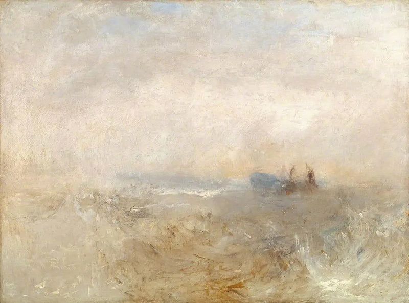 Ein Schiffswrack mit Fischerbooten - J. M. W. Turner