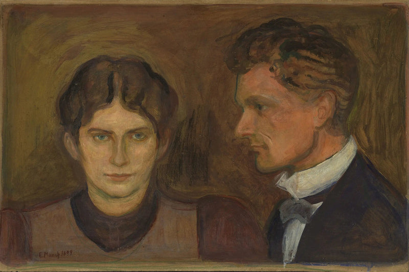 Aase und Harald Nørregaard - Edvard Munch