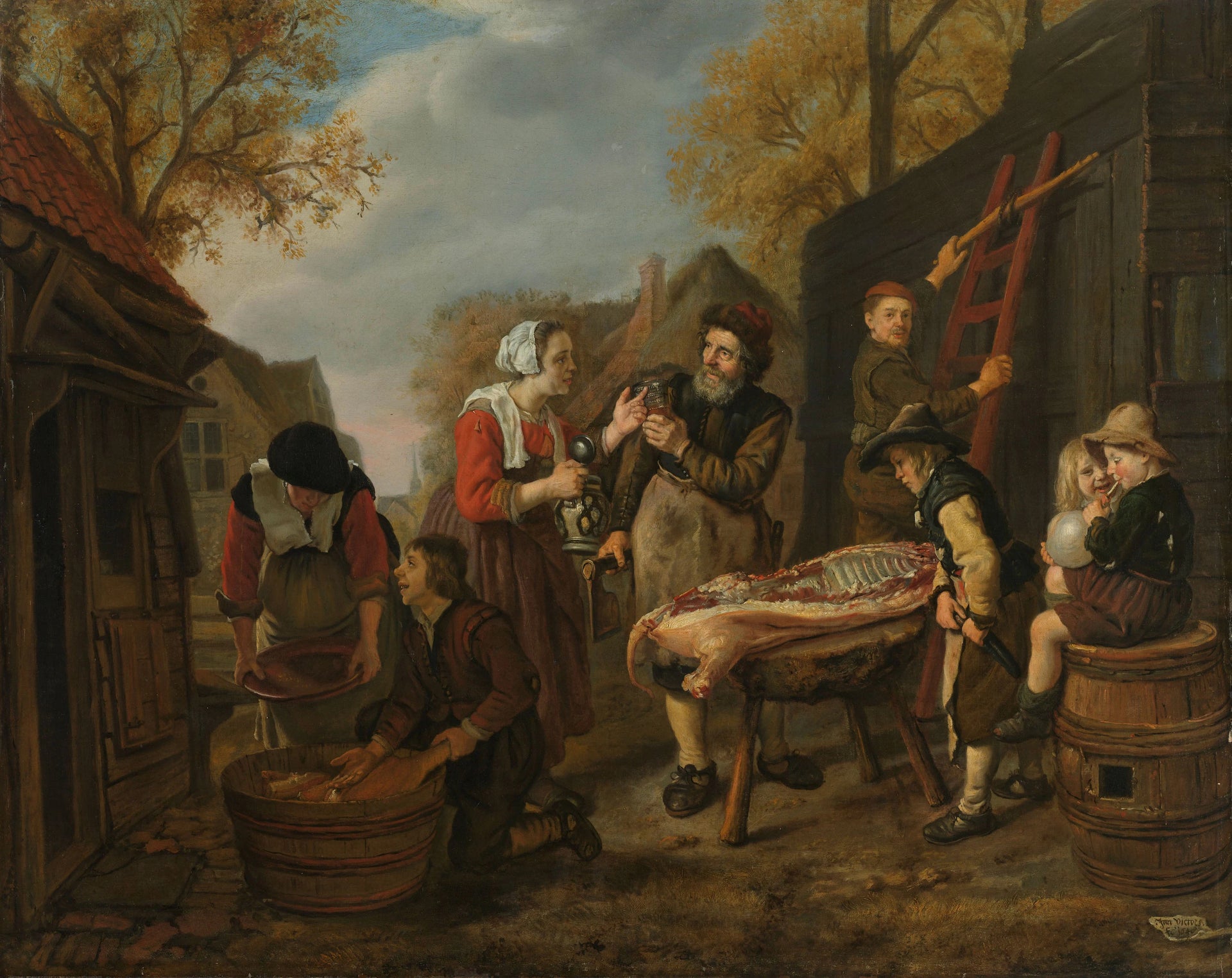 L'abatteur de porcs - Jan Victors