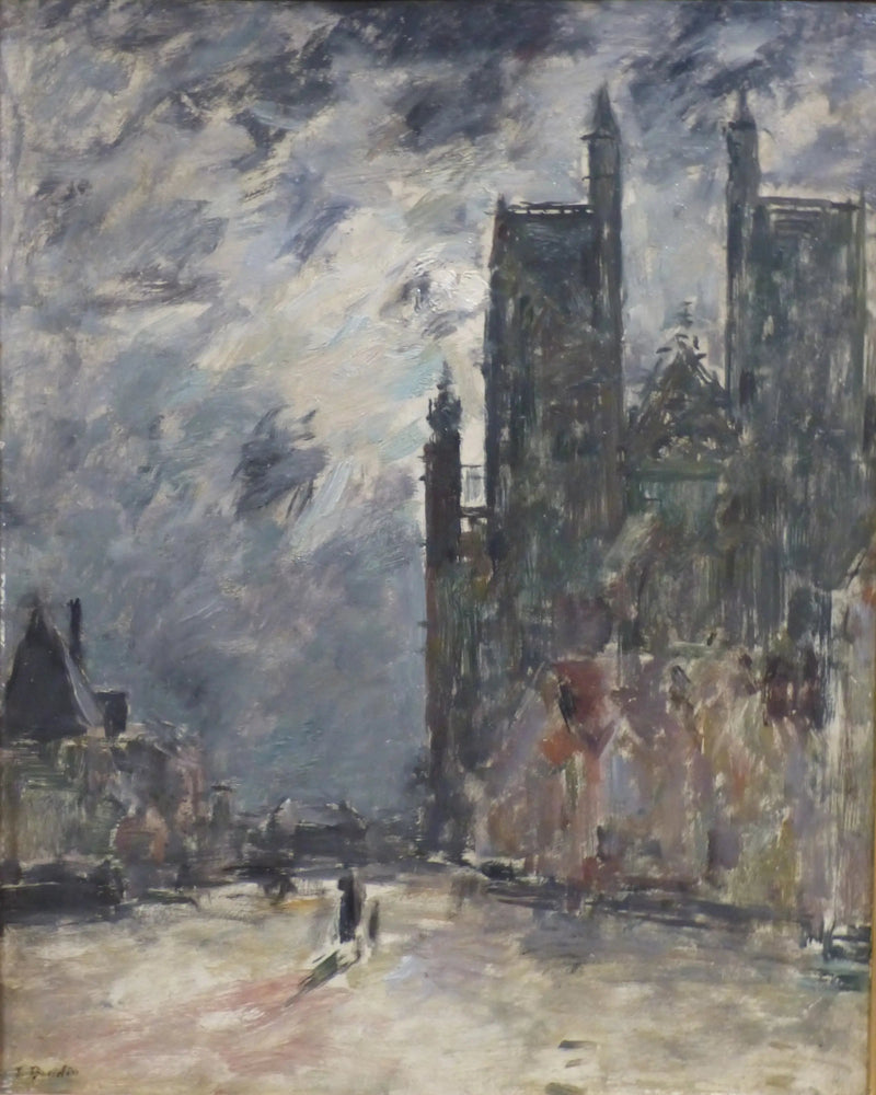 Abbeville. Die Kirche Saint-Vulfran - Eugène Boudin
