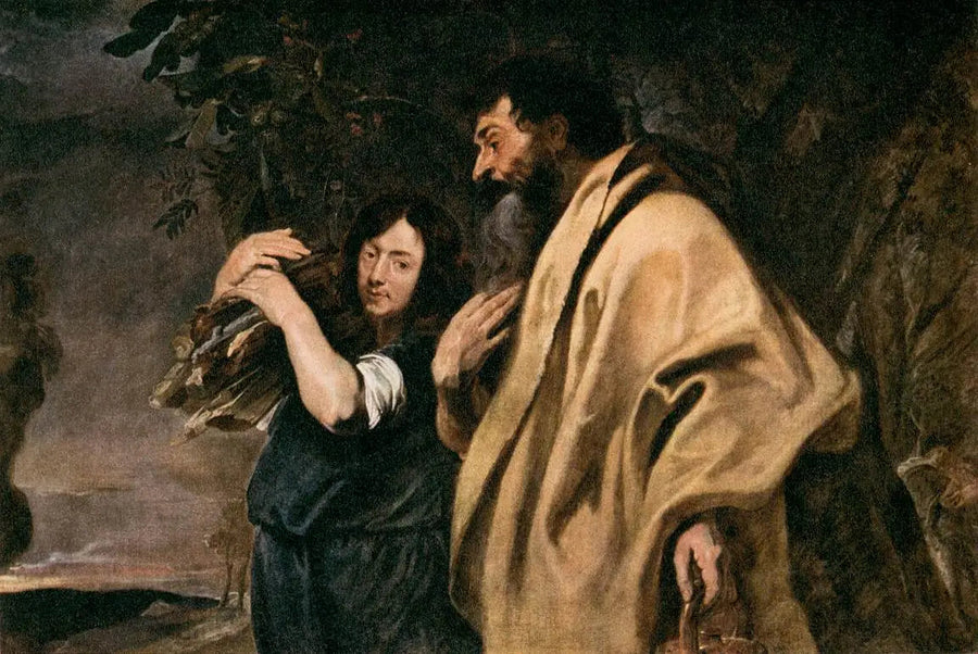 Abraham und Isaak - Antoine van Dyck