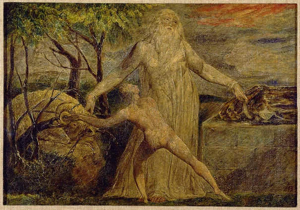 Abraham und Isaak - William Blake
