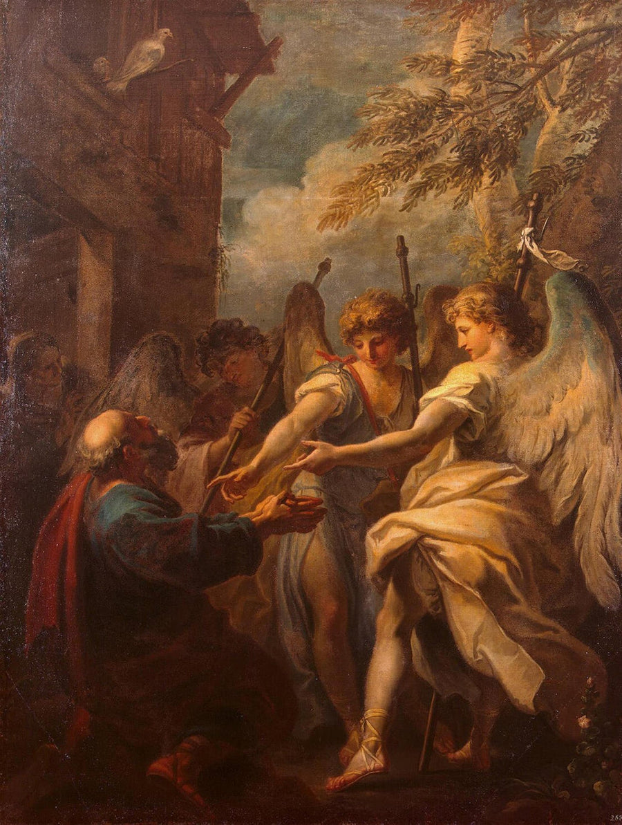 Abraham und die Engel - Sebastiano Ricci