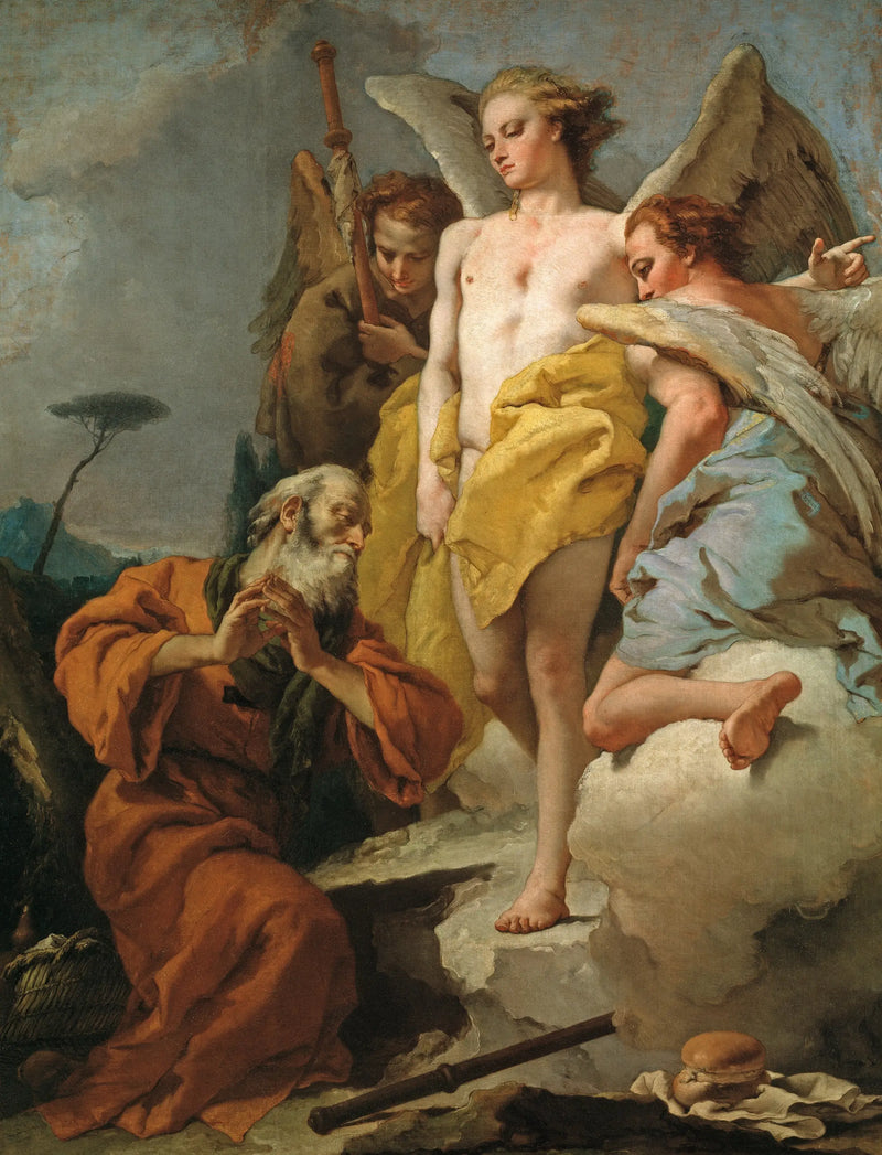 Abraham und die drei Engel - Giovanni Battista Tiepolo