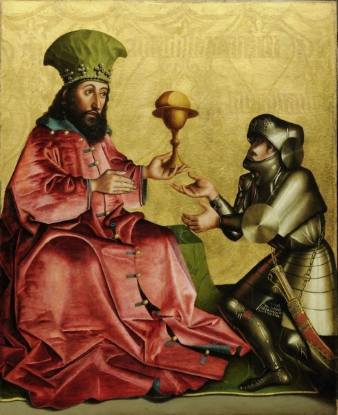 Abraham und Melchisedek - Konrad Witz