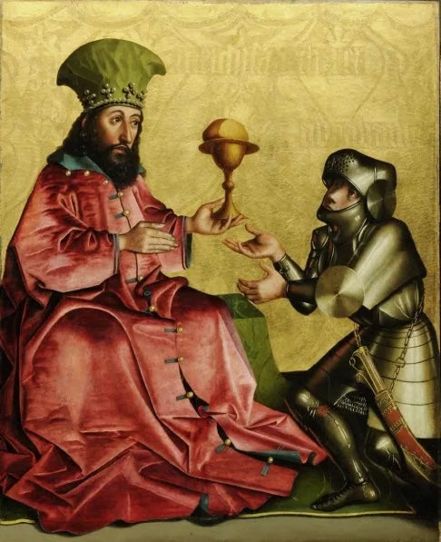 Abraham und Melchisedek - Konrad Witz