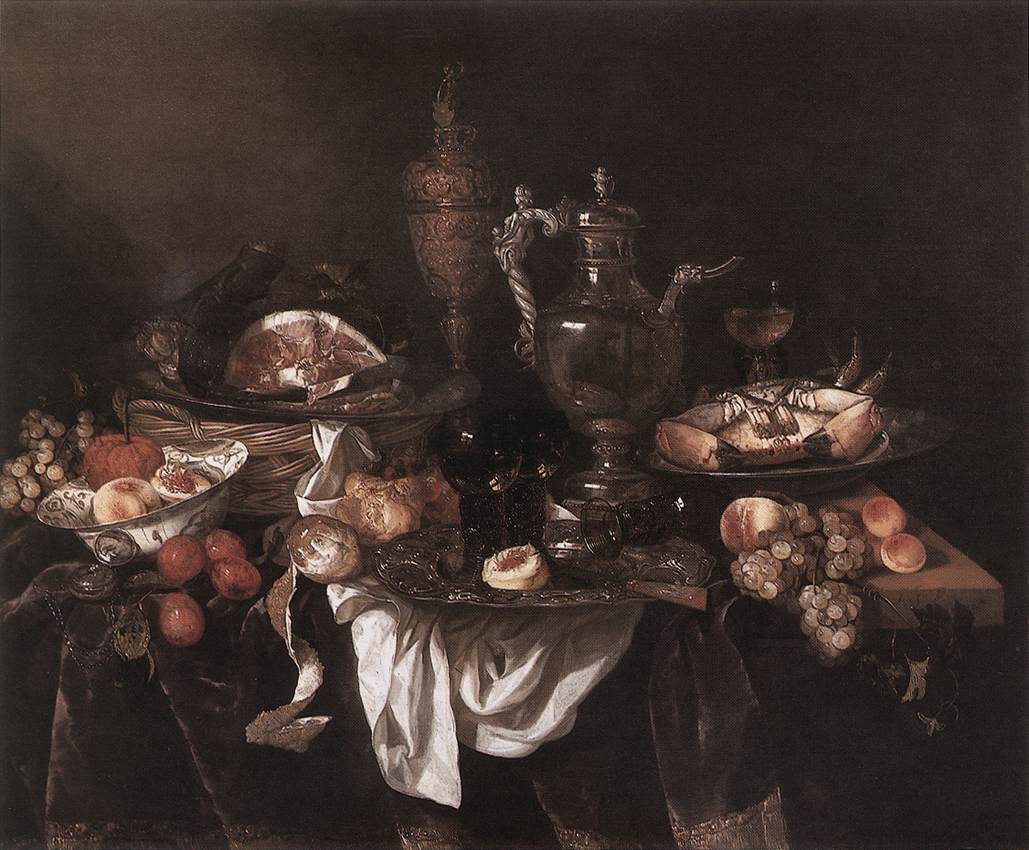 Banquet still life - Abraham van Beijeren