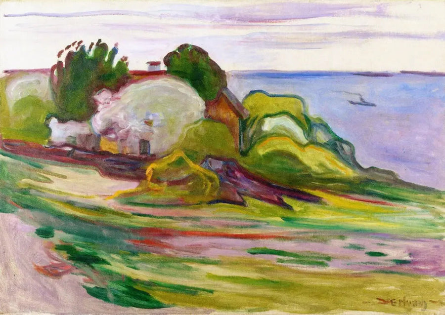 Abres und Torpedoboot - Edvard Munch