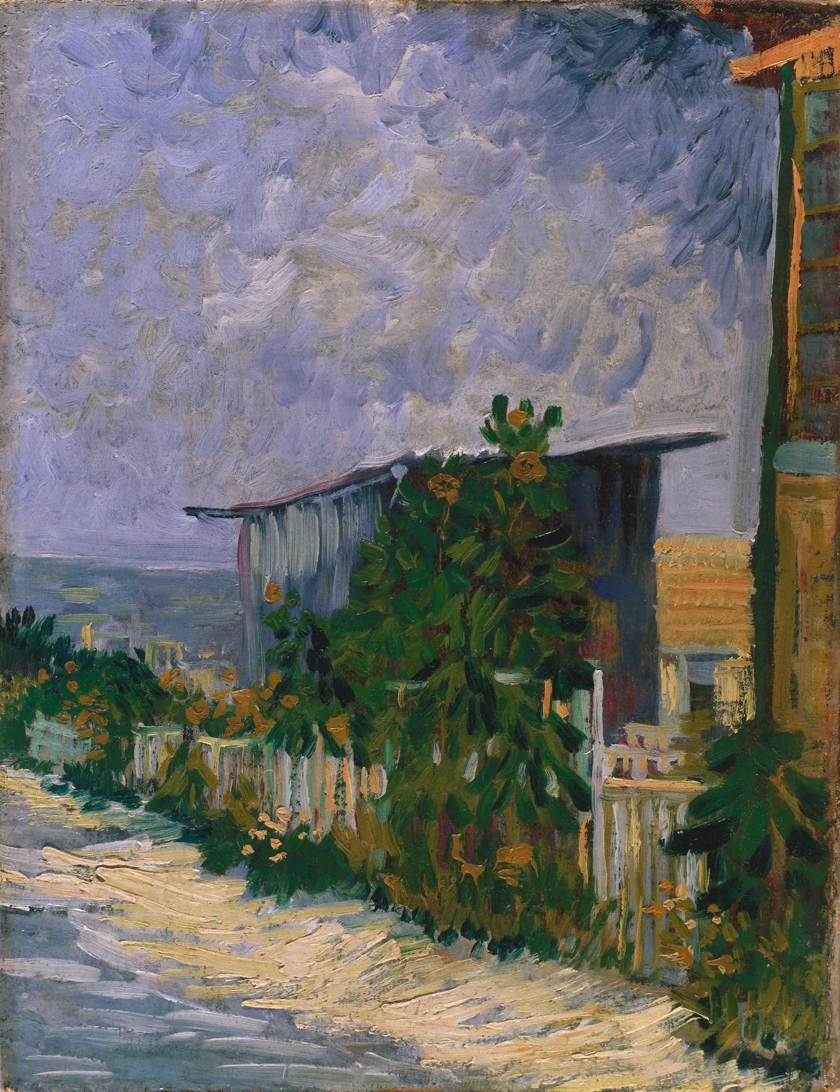 Abri à Montmartre - Vincent van Gogh image 1 copie de tableau peinte à la main