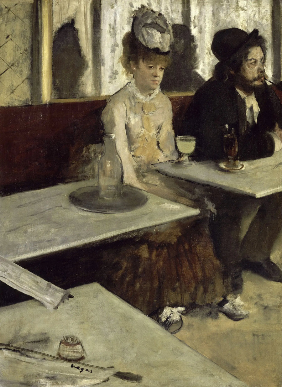 Die Absinth - Edgar Degas