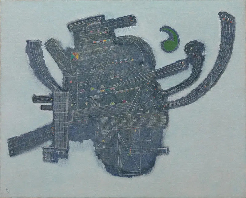 Grüner Akzent - Vassily Kandinsky