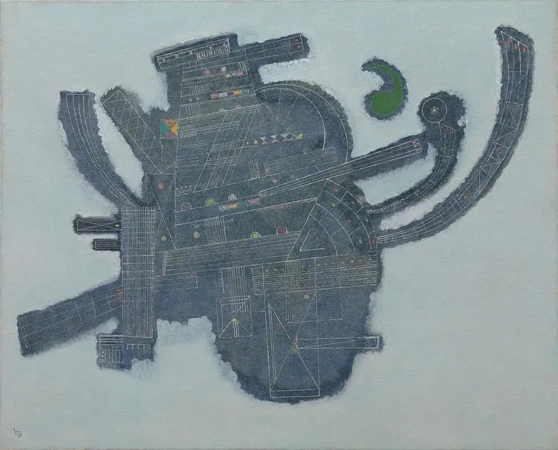 Grüner Akzent - Vassily Kandinsky
