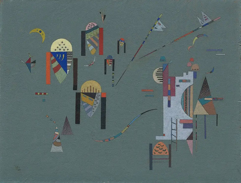 Vertikale Akzente - Vassily Kandinsky