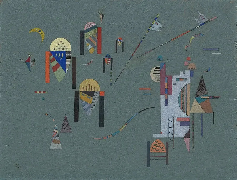 Vertikale Akzente - Vassily Kandinsky