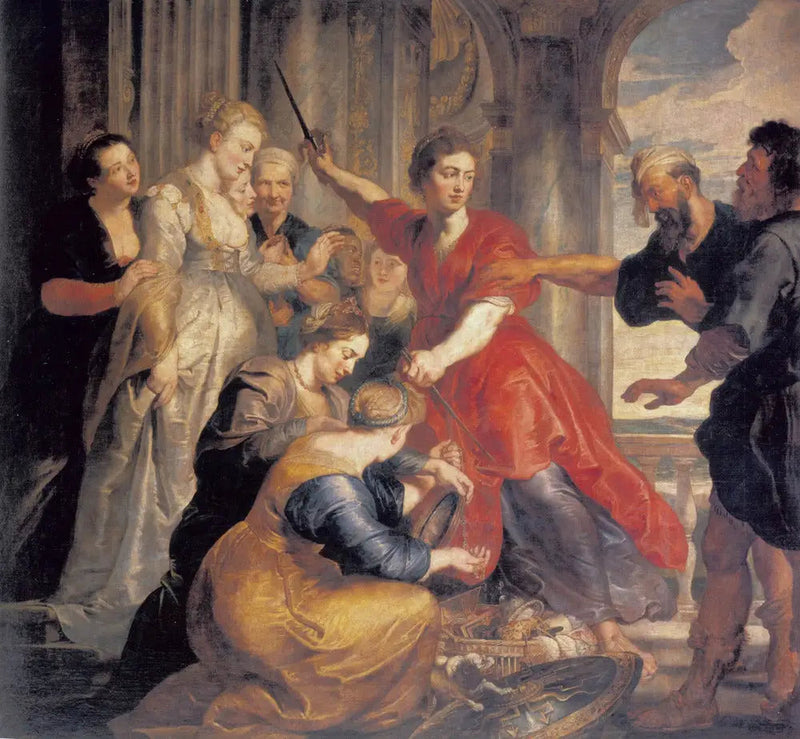 Achille entdeckt von Ulysses und Diomedes - Antoine van Dyck
