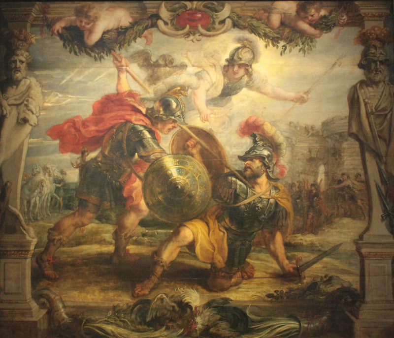 Achille siegreich über Hector - Peter Paul Rubens