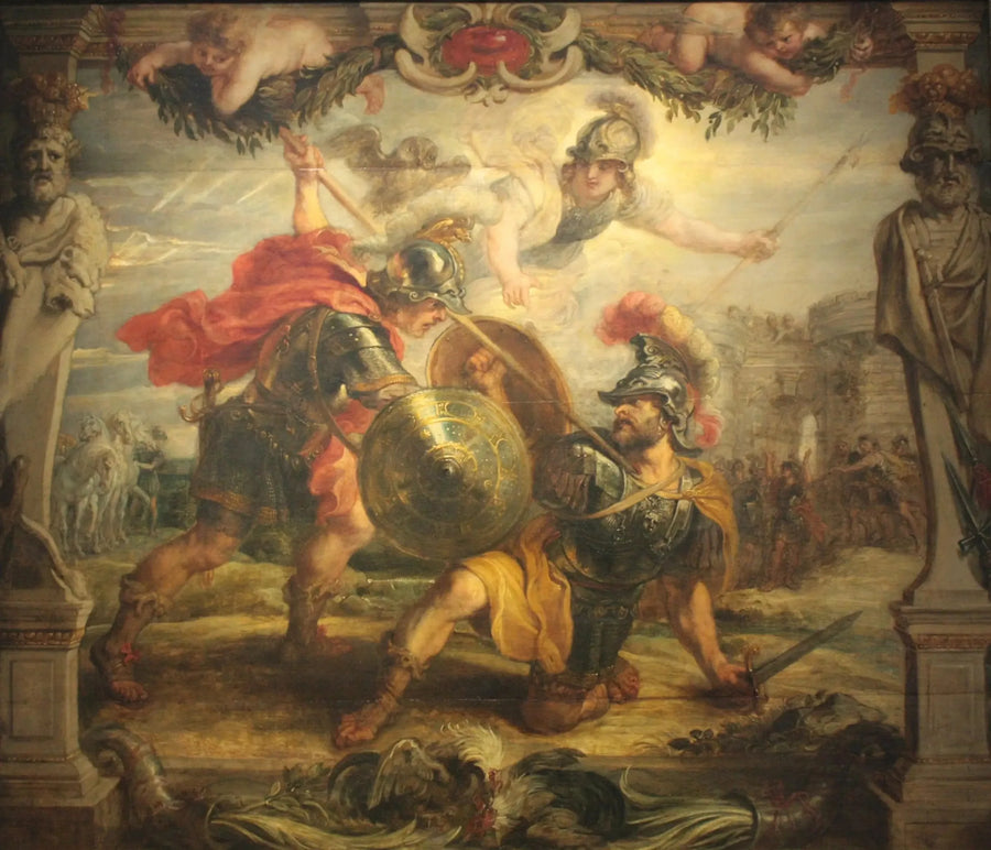 Achille siegreich über Hector - Peter Paul Rubens