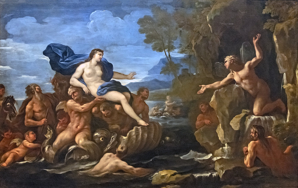 Acis et Galatée - Luca Giordano image 1 copie de tableau peinte à la main